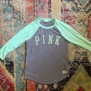 Victoria’s secret pink baseball tee size S